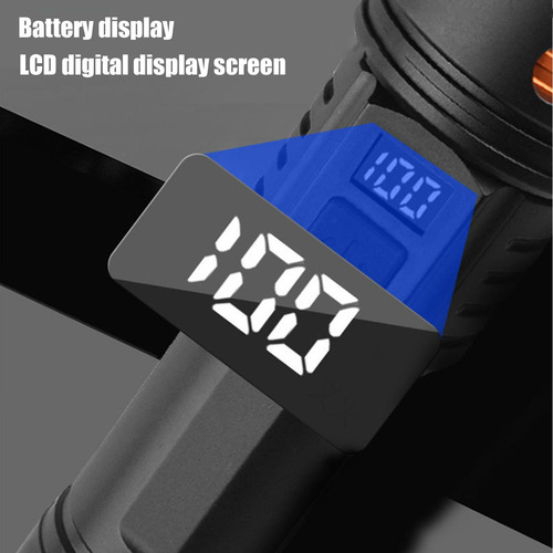 Linterna Led Linterna Digital Para Acampar Impermeable Con P