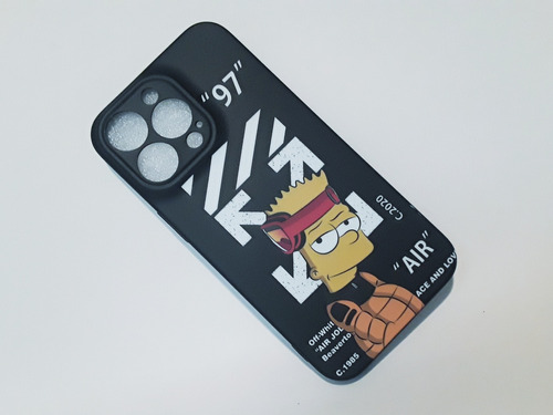 Estuche Para iPhone 13 Pro De Los Simpson Nuevo 