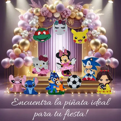 Piñata Roblox Mediana + Invitacion Digital Fiesta Infantil