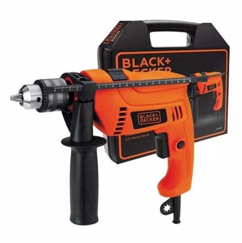 Taladro Percutor 13mm 650w Black Decker Hd650k + Maletin