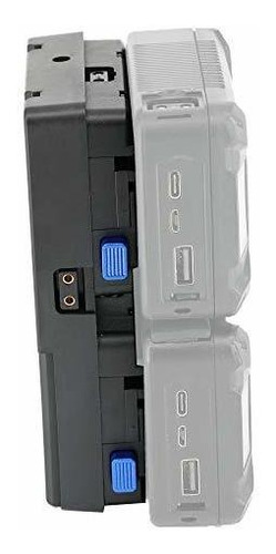 Placa Doble Para Batería Songing Fxlion Nano L2s V-lock -ne