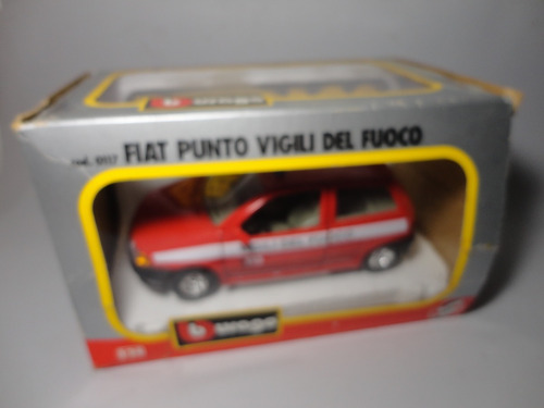 Burago Italia Fiat Punto Bomberos