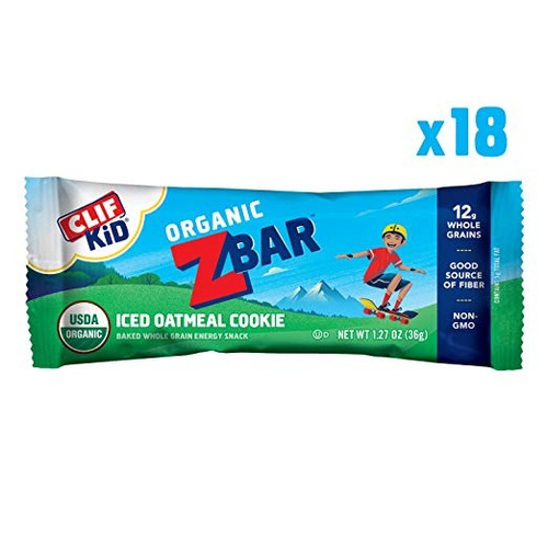 Clif Kid Zbar - Organic Energy Bar - Helado Galleta De Avena