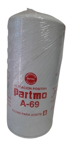 Filtro Aceite Motor Marca Partmo A69 Equivalente P554005