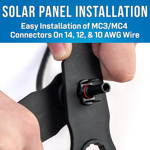 Herramienta De Crimpado Solar Mc3/mc4 Spk-100 - Jonard To...