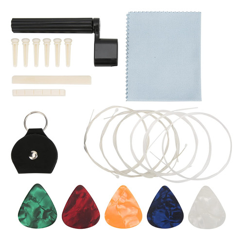 Kit Accesorio Para Guitarra Puente Clasica Tuerca Sillin