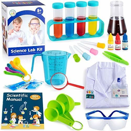 Kits De Ciencia Para Niños Con Abrigo De Laboratorio