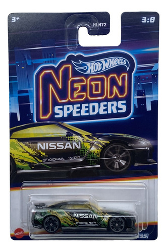 Hot Wheels Neon Speeders 3/8 - 2017 Nissan Gr-t (r35)