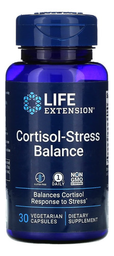 Cortisol Stress Balance Combate Estresse Life 30 Cápsulas