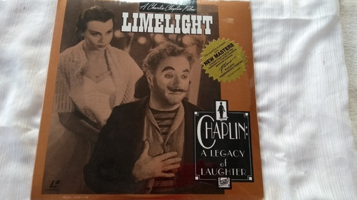 Chaplin A Legacy Of Laughter Limelight Videolaser Duplo Novo