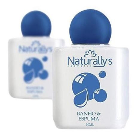 Banho Espuma Frasco Naturallys 30 Ml - Cx 100 Und