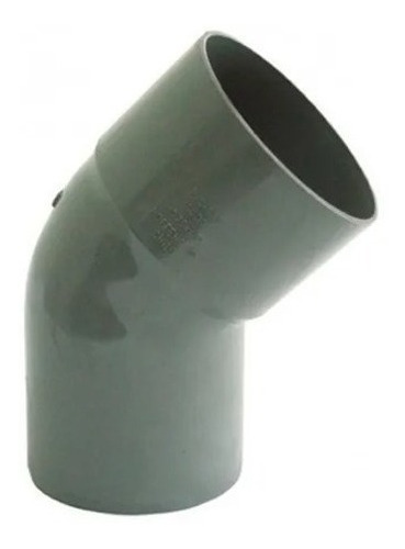 Codo Pvc Gris Sanitario 110 Mm X 45 Grados