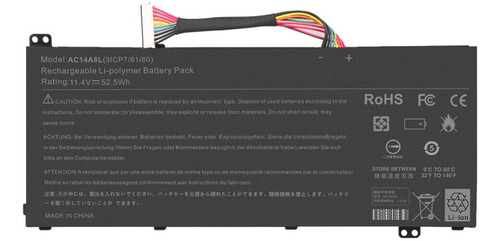 Bateria Acer Spin 3 Sp31 Nitro V17 Vn7-791g Vn7-792g Ac14a8l