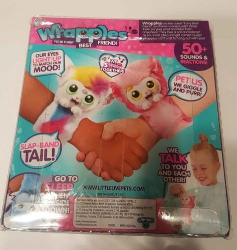 Pulsera Interactiva 50 Sonidos Little Live Pets Wrapples