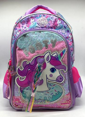 Mochila Footy Unicornio Luz Led