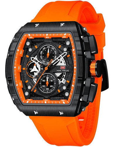 Reloj De Pulsera Deportivo De Moda Mini Focus Para Hombre (c