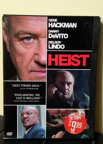 Dvd Heist 2001 Gene Hackman Danny Devito Usa 9/10