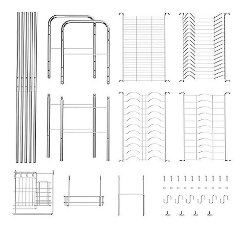 Rzchome - Escurridor De Platos De Acero Inoxidable De 2 Nive