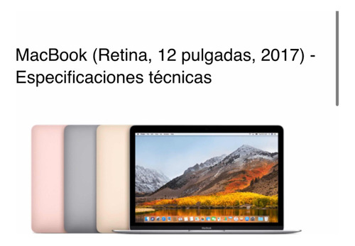 Macbook A1534 Oro Rosa
