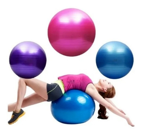 Balón Pilates Para Ejercicio 65cm Gymball Gym Gimnasio