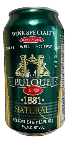 Pulque, Hacienda 1881. Fresa, Natural Y Coco Piña, Sixpack.