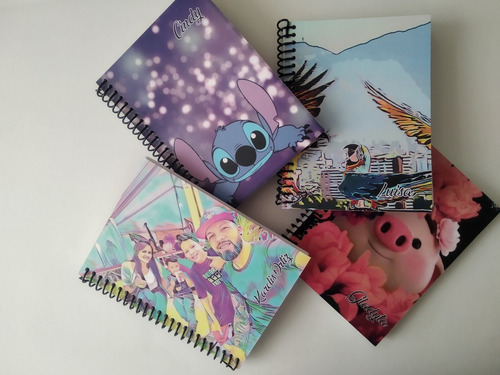 Agenda Personalizada 1/4 (2 Unidades) Carta, Diseño Gratis