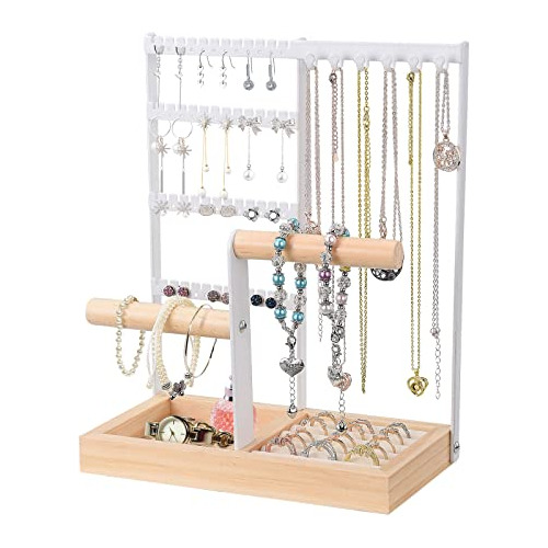 Soporte Organizador De Joyas Collares, Torre De Joyas D...