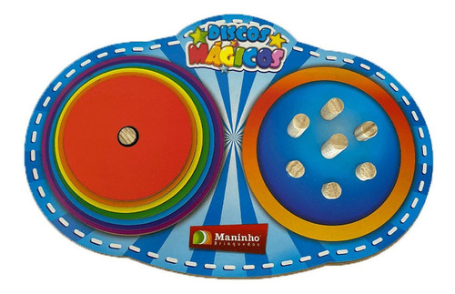 Brinquedo De Empilhar Discos Mágicos