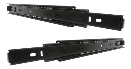 Correderas Telescopicas 457 Mm X Par Color Negro