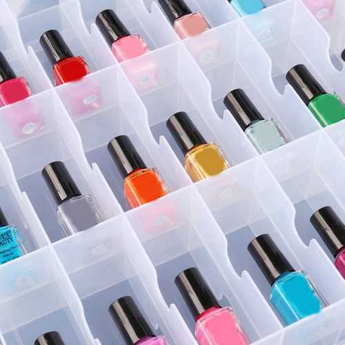 Nuevo Organizador De Esmalte De Uñas Transparente Portátil
