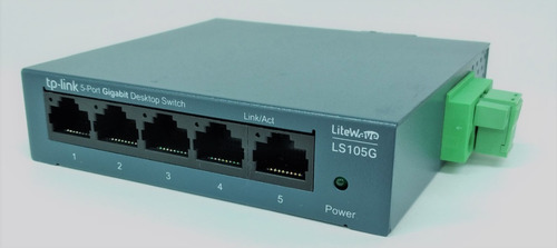 Imagem 6 de 8 de Switch Industrial Ethernet Gigabit 5 Portas Trilho Din 24v