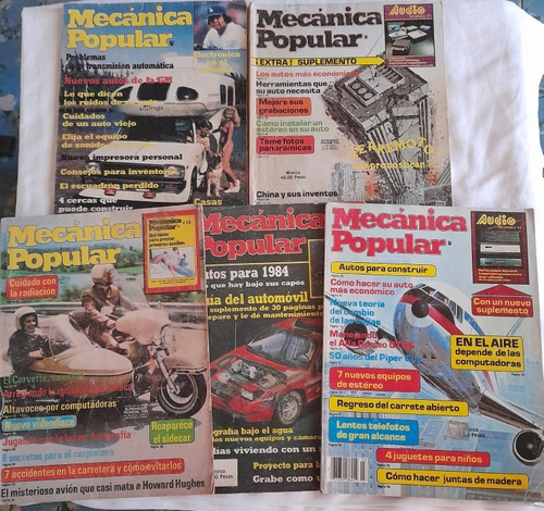 Mecánica Popular (5 Revistas)