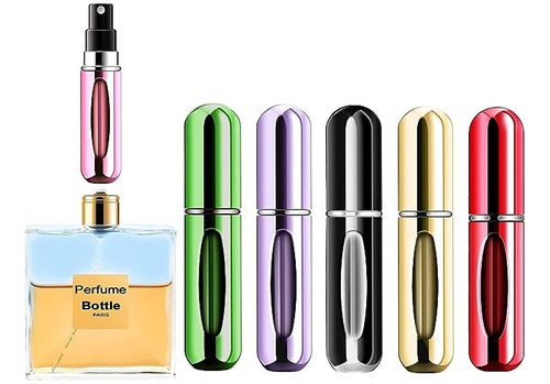 Atomizador Spray Perfume Recargable 5 Ml Para Cartera