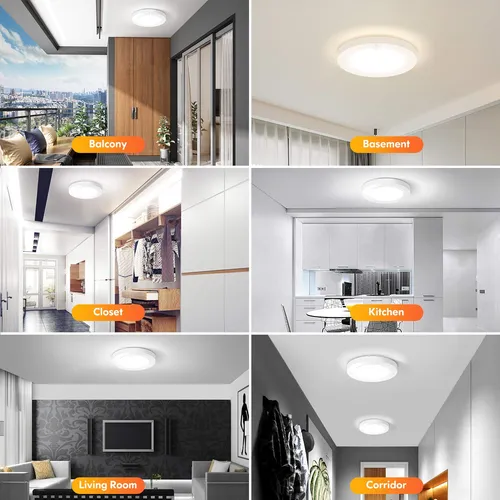 Lmpara De Techo Led Con Sensor De Movimiento, Ilumina Tu Hog