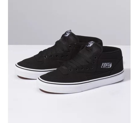 Imagen 2 de 4 de Zapatillas Vans Mod Half Cab Negro Blanco Canvas!!!
