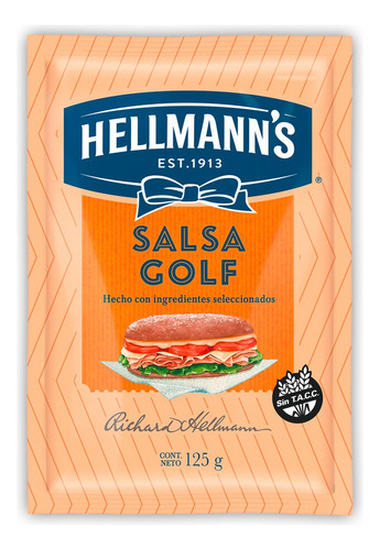 Salsa golf Hellmann's en sachet 125 g