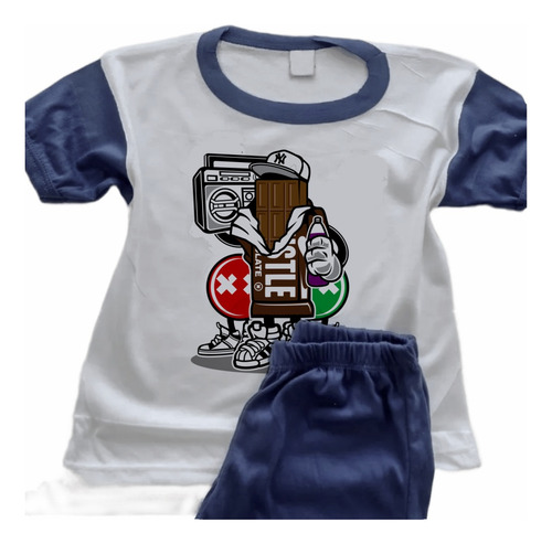 Pijamas Microfono Infantil Estampado Personalizado 0430