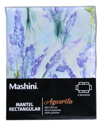 Mantel Acuarela Rectangular 150x210cm Mashini