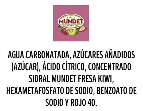 Refresco Mundet Sabor Fresa-kiwi 2 L