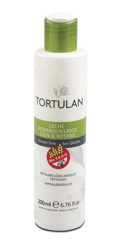 Tortulan Leche Desmaquillante Sin Tacc 200 Ml Ojos Y Rostro