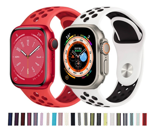 Correa Manilla Deportiva Para Apple Watch Ultra 42 44 45mm