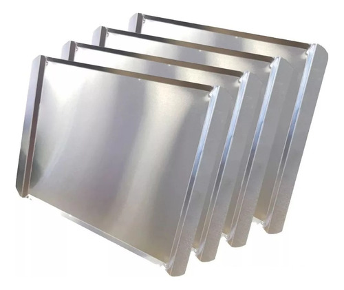 Bandeja De Aluminio Plana 44 X 32 Cm Espesor 1 Mm Para Horno Convector Modelos Pauna Silcook Moretti