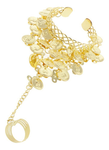 4 Brazalete De De Vientre Con La Joyería De La Manera Del