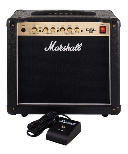 Marshall Dsl 5c Amplificador Valvular 5 Watts 10 Celestion Color Negro