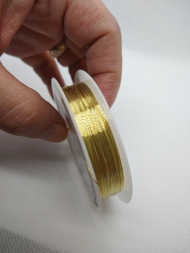 Imagem 5 de 5 de Arame Cabelo De Anjo Bijuteria Artesanato 0,30mm - 20 Metros