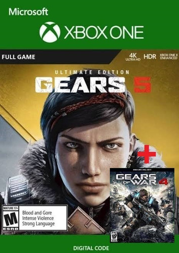 Xbox One / Pc - Gears Of War 5 Ultimate + Gears 4 (codigo)