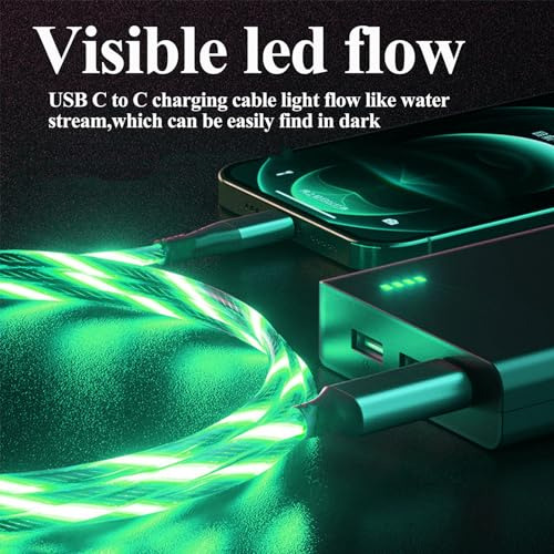 Cable Usb C A Usb C Cable De Carga Rápida 3.3ft 60w/3a Led T