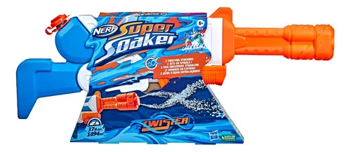 Lançador De Água Nerf Super Soaker Twin Tide Hasbro - E0024