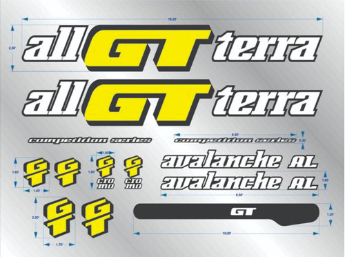 Calco Set De Cuadro Gt Allterra