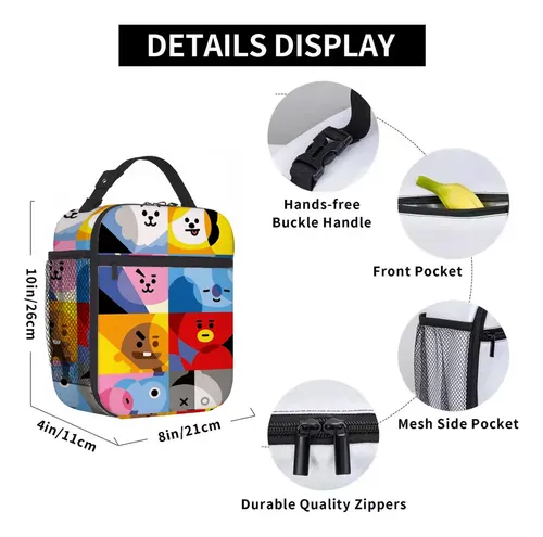 Bt21 Travel Bag Snacks Style New Portable Xcdg. | Parcelamento sem